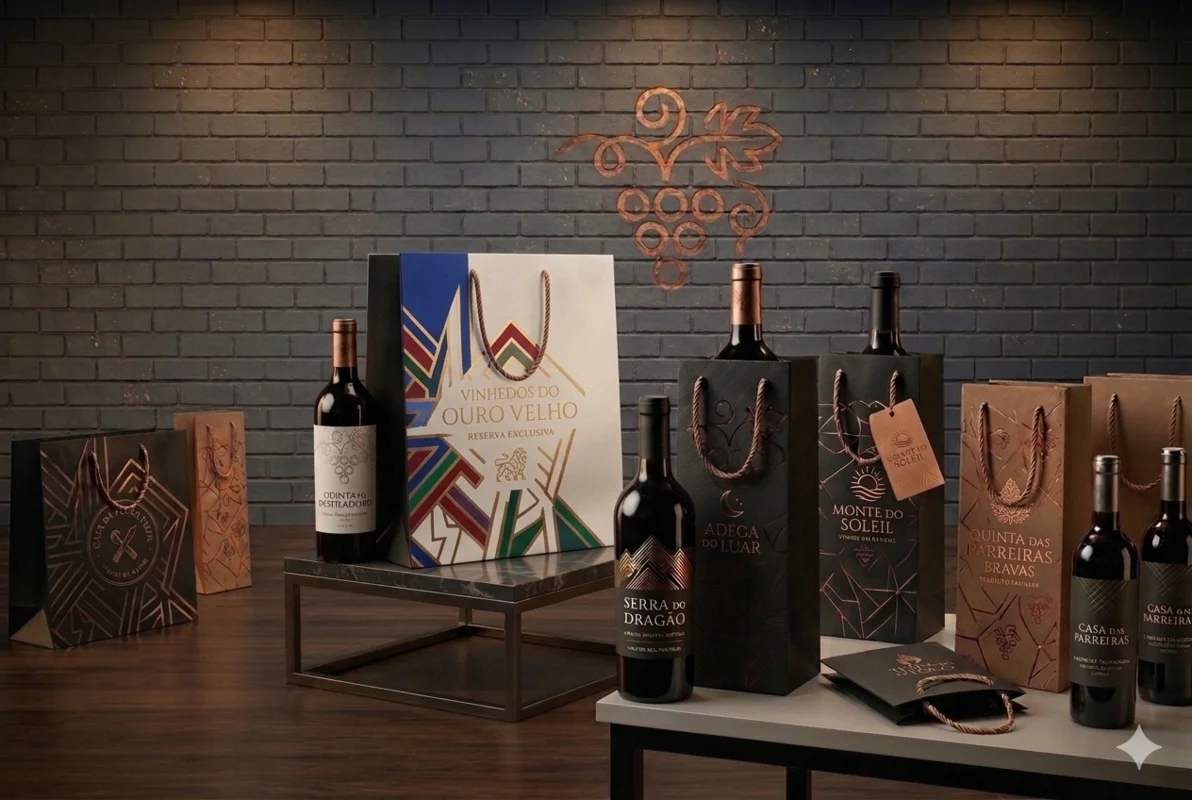Sacolas de Papel Personalizadas para Vinhos: Elegância e Sofisticação
